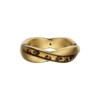 MONOLOGUE Monologue Ancient Persian Classic Leopard Print Lines Gilt Retro Gold Ring
