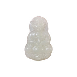 자연 제이드 구요 앤 펜던트 남자 나라의 남성 해 선물 블루 jade guanyin bodhisattva 펜던트 목걸이 jade buddha statue jade pendant