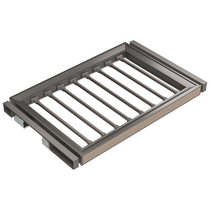 Kabei trouser rack wardrobe built-in jewelry box drawer-type multi-functional trouser drawer cloakroom pull-out basket telescopic lattice drawer