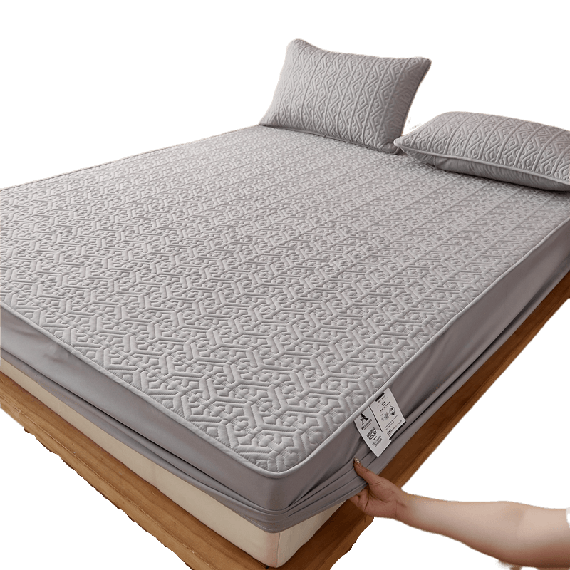 Class A waterproof and waterproof bed sheet, single piece with cotton clip, thickened Simmons mattress protective cover, dustproof bed sheet, bed cover, and bed cover