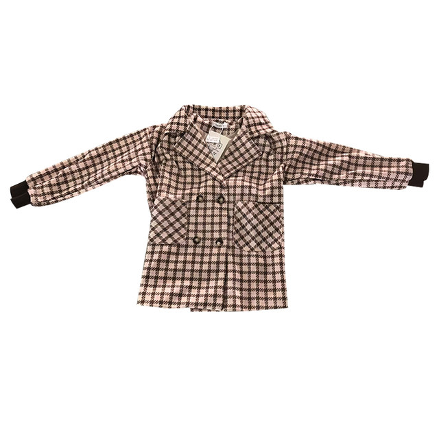 Woolen retro Korean style fashionable loose coat autumn and winter