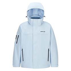 Penguin Wind Shield Series Jacket Women's 2026 Outdoor Waterproof Three-In-One Detachable Mountaineering Jacket Men's