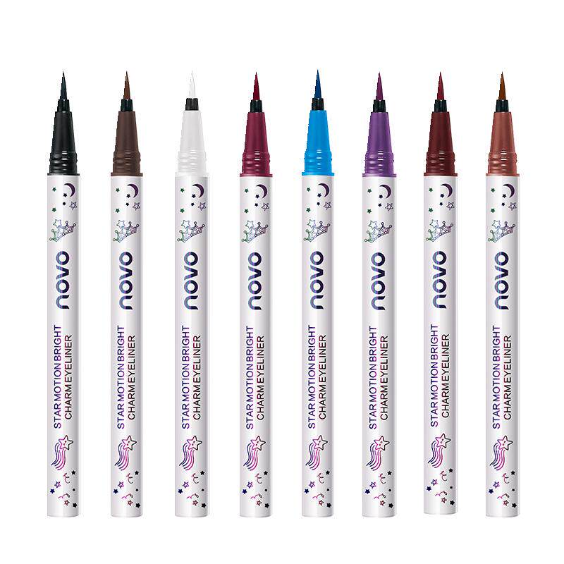 Novo extremely thin liquid eyeliner pen waterproof, sweat-proof, anti-smoothing