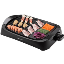 Oaks detachable barbecue machine household smokeless electric barbecue grill Korean non-stick electric grill household barbecue artifact