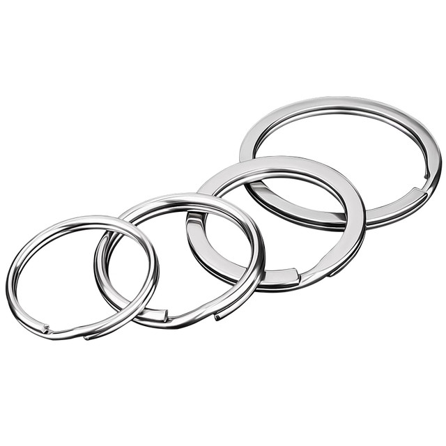 High-end 304 stainless steel key ring ring