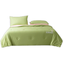 MUJI Watermelon Frozen Summer Cooling Quilt Summer Cooling Ice Silk Air Conditioning Quilt Machine Washable Single and Double Thin Quilt Core
