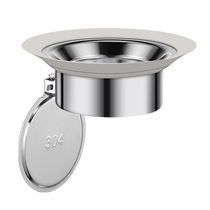 Bathroom deodorizer squat toilet stainless steel odor blocking cover toilet hole plug anti-return odor artifact 2005