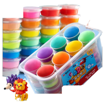 New Deli noodle machine childrens toy set plasticine non-toxic 24-color ultra-light clay 36-color light clay colored mud mold girls toys and childrens special 12-color gift box