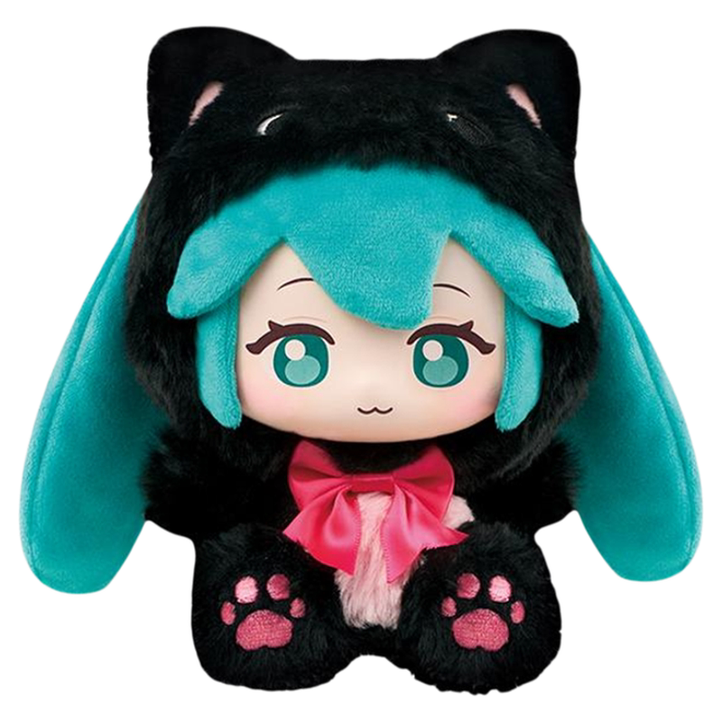 灵动创想初音未来搪胶玩偶森林萌物公仔毛绒盲盒周边手办生日礼物-淘宝