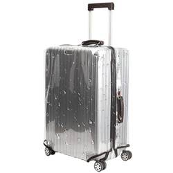 Disassembly-free waterproof thickened transparent suitcase protective cover trolley suitcase cover dust cover 20242628 inches wear-resistant