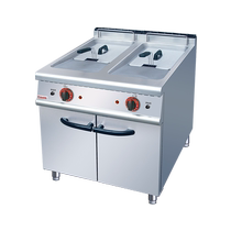 JUST Fryer Commercial Electric Fryer Vertical Gas Gas Fully Automatic Double Cylinder Double Screen Fryer JZH-TC-2