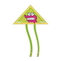Childrens novice easy-to-fly kite 2D Crayon Shin-chan Peach Park Plaza simple and beautiful kite