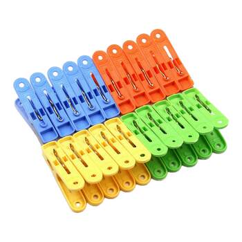 Household clothes, underwear and socks small clip clothes hanger windproof fixed clothes drying clip multifunctional plastic drying clip