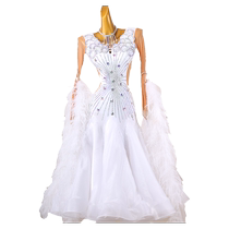 Modern dance advanced competition dress new ballroom dance high-end dress social dance large swing skirt social dance waltz