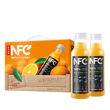Nongfu Spring Nfc Juice Orange Juice Mango Mixed Juice Pure Fruit and Vegetable Juice Meal Replacement Drink Non-Concentrated 300ml