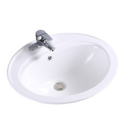 The bathroom old -fashioned tablet is semi -embedded oval -shaped home ceramic ceramics Taichung basin toilet toilet face and face