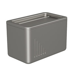 Bathroom Tissue Box, Toilet Paper Roll Storage, Wall-Mounted, No-Drill Installation
