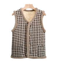 Autumn and winter clothing for the elderly mothers vest female elderlys vest grandmas velvet vest floral thickened down cotton vest