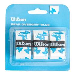 Wilson Official Bear Pattern Tennis Racquet Sweat Belt Comfortable Non-Slip Dry Hand Gel 3 Pack