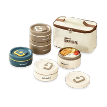 Youqin leak-proof insulated lunch box 316 stainless steel microwaveable lunch box student portable bowl