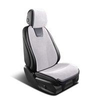 Leben car seat cushion winter plush seat warm wool womens car interior car cushion half-pack seat cover rear seat cushion