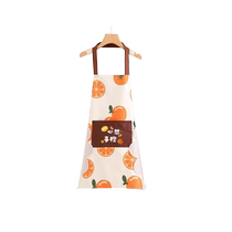 Apron 2024 new style home kitchen waterproof and oil-proof cooking work clothes womens apron catering special summer thin section