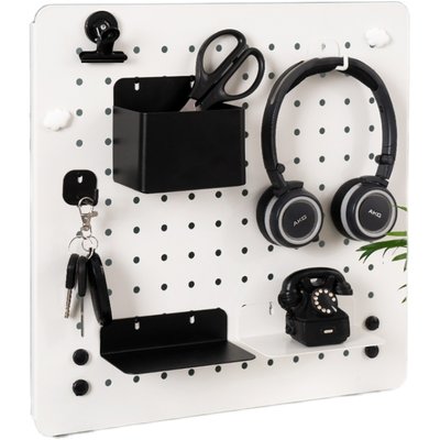 Hole board rack accessories punch-free desktop desk office shelf storage artifact partition