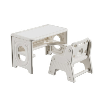 Children's study table and chair set home foldable