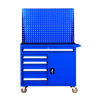 Gutian heavy-duty tool cabinet auto repair tool cart trolley workshop mobile factory iron cabinet multi-drawer lockable