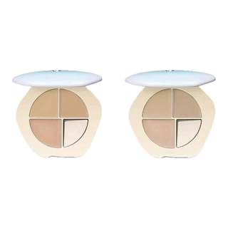 彩棠三色遮瑕小样遮瑕盘遮盖黑眼圈斑点提亮泪沟法令纹分装彩塘