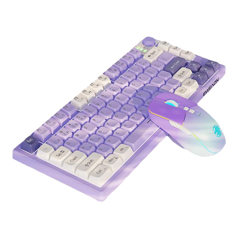 Forerunner V75 Wireless Bluetooth Keyboard for Girls Office