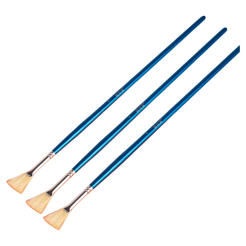 Fan-shaped pen water chalk set acrylic paint oil paint brush