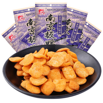 Step by Step Nanjing Salted Duck Flavor Crispy Rice Snacks Gift Pack Nostalgic Childhood Puffed Food Casual Snacks
