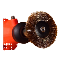 Electric grinding wire brush polishing head grinding wheel rust removal polishing head electric polishing tool cleaning brush head