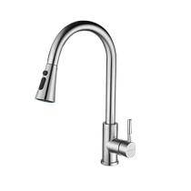 Wrigley 1768 kitchen pull-out faucet sink stainless steel anti-splash hot and cold two-in-one faucet