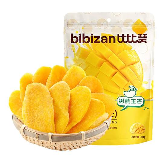 Сушеное манго Бибизан мягкое, клейкое и сладкое.