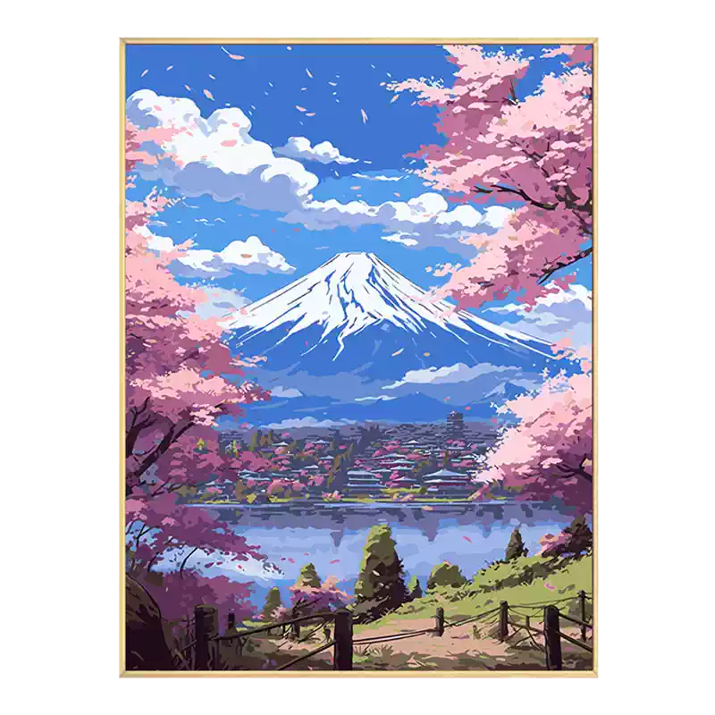 油彩画[模写] ホックニー（Hockney） - 肉筆複製画模写 - キュービズム、現代美術