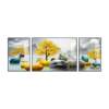 Combined crystal porcelain and diamond Chinese style living room decorative painting