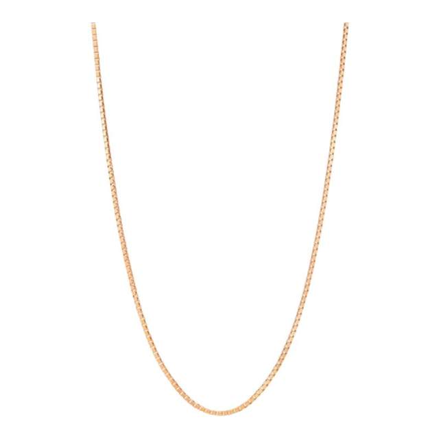 18k gold necklace Chow Sang Sang clavicle chain