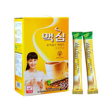 Korean Maxim Mocha Coffee 100 Sticks Original Imported Instant Coffee 3-in-1 Box 1200g
