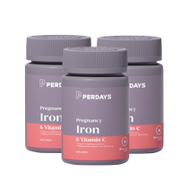 (Self-operated) perdays iron supplement tablets in early middle and late pregnancy active iron supplements for pregnant women 3 bottles imported from Australia