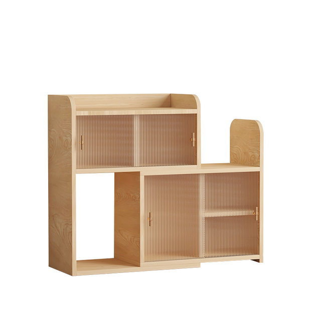 ຕູ້ເກັບມ້ຽນເຄື່ອງສໍາອາງ acrylic desktop rack ຕູ້ເກັບມ້ຽນເຄື່ອງສໍາອາງ desktop ຫ້ອງຮັບແຂກຫຼາຍຊັ້ນ shelf sundry sliding door storage box