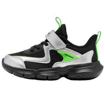 Jordan children's sports shoes men's 2025 new spring and autumn boys' shoes soft sole lightweight velcro running shoes