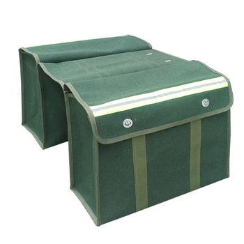 Canvas motorcycle bag, side bag, pannier bag, electric vehicle rear seat bag, tailgate tool bag, riding bag