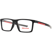 PRADA Prada glasses frame mens classic black frame casual glasses frame myopia can be equipped with degree 02QV 01QV