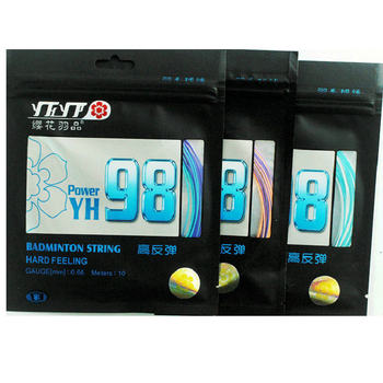 Sakura Yh98P Badminton String Is Genuine, High Elasticity, Crisp Sound, Single String Similar to Bg98 Quality Badminton Racket String