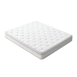 [White Knight Roll Pack]Xilinmen Mattress with Three-Zone Pocket Spring Memory Foam for Home Bedroom Double Bed