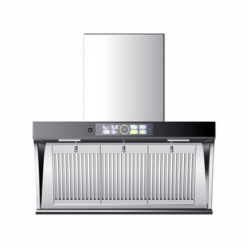 Good wife range hood home kitchen stainless steel double motor large suction oil suction machine small row oil suction machine side suction