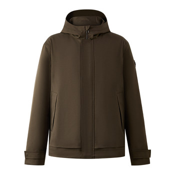 Men's autumn and winter new casual fashion hooded barn style short coat jacket trendy