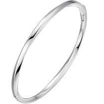 Ming brand jewelry platinum PT950 bracelet platinum light chasing buckle open womens bracelet versatile bracelet BFI0014